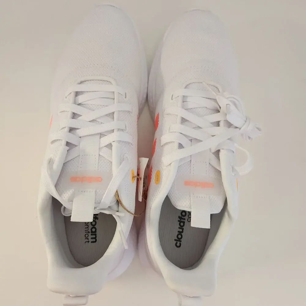 adidas Women's Puremotion Running Shoe, White/Acid Red/Flash Orange, 10 - Picture 5 of 8